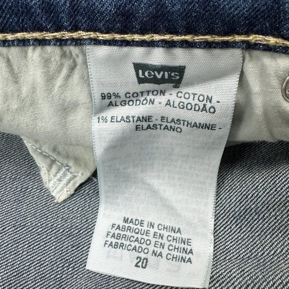 NWT Levi’s 542 Jeans Relaxed Fit Dark Wash Stretch Plus Size 20W Women - Picture 9 of 9